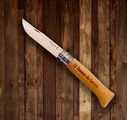Opinel n°8 gravé «Tomme de Savoie»
