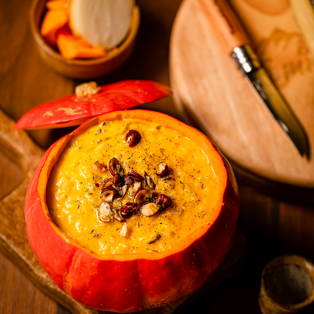 Risotto de courge à la Tomme de Savoie