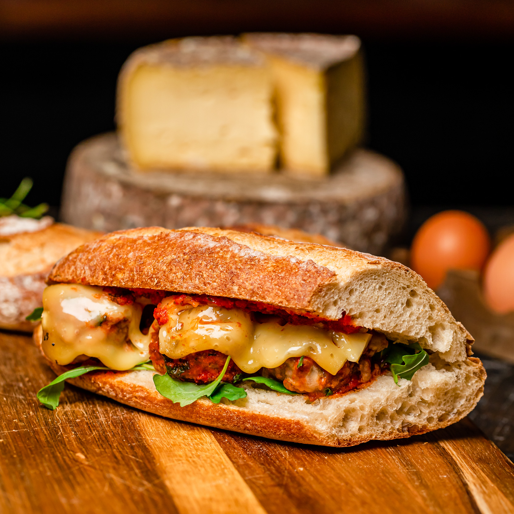 Meatball Sub à la Tomme de Savoie 