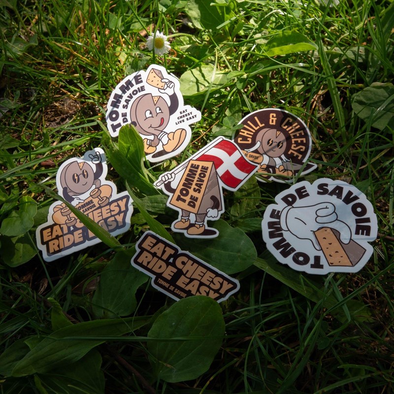 Collection Stickers - Eat Cheese Live Easy - Photo 2