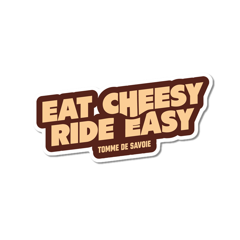 Sticker - Live Easy, Eat Cheesy 6 - Photo 1