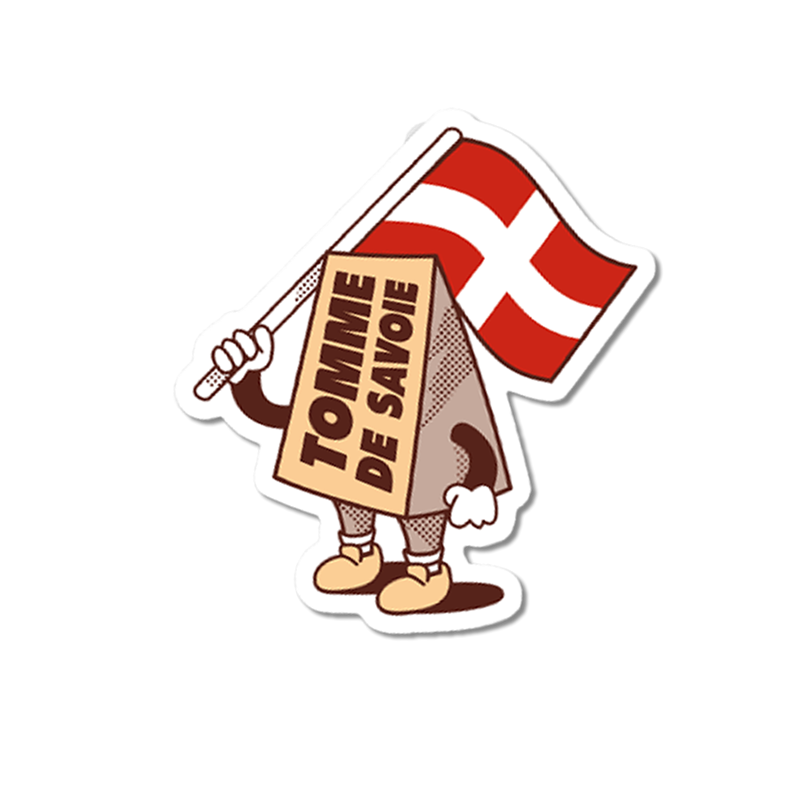 Sticker - Live Easy, Eat Cheesy 1