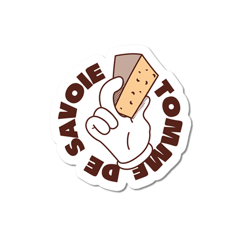 Sticker - Live Easy, Eat Cheesy 5
